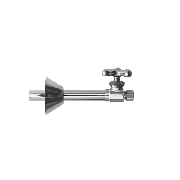 Straight Valve Kit, 1/2" Sweat in Polished Chrome